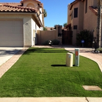 Artificial Grass Carpet Bellville, Ohio City Landscape, Front Yard Design