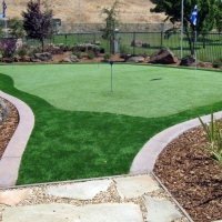 Artificial Turf Alger, Ohio Backyard Putting Green, Beautiful Backyards