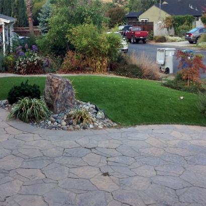 Fake Turf Antioch, Ohio Rooftop, Front Yard Design