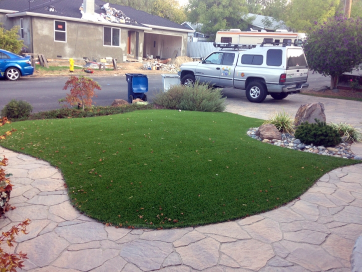 Fake Lawn Westerville, Ohio City Landscape, Front Yard Design