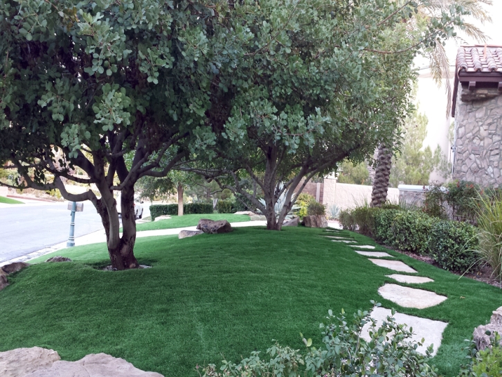 Fake Turf Jacksonville, Ohio Paver Patio, Front Yard