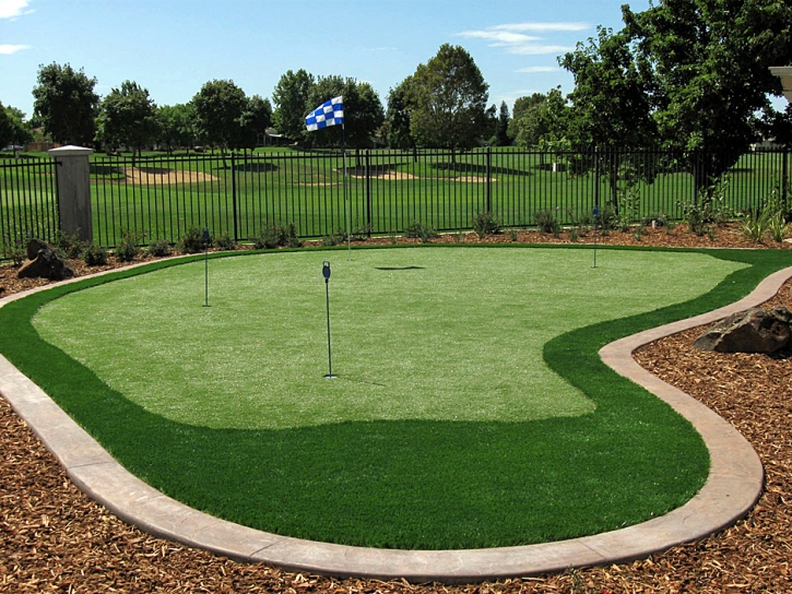 How To Install Artificial Grass New Washington, Ohio How To Build A Putting Green, Backyard Landscaping Ideas