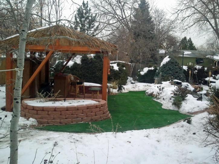 Synthetic Grass New Marshfield, Ohio Backyard Deck Ideas, Backyard Landscape Ideas