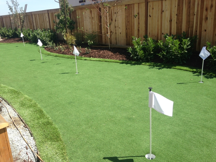 Synthetic Turf Supplier North Hampton, Ohio Office Putting Green, Beautiful Backyards